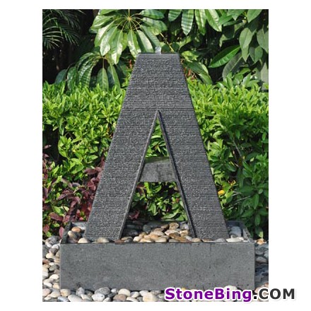 Letter A Shape Fountain