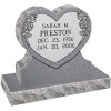 Heart Shaped Granite Headstone M239