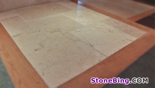 Ottoman Grey Gold Marble