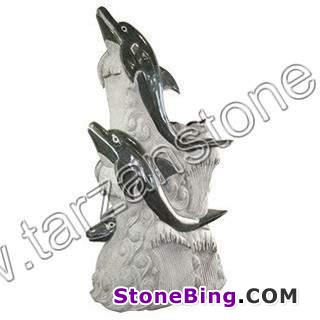 Dolphin Statue TSA-023