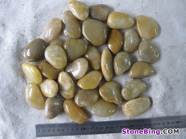 Polished Yellow Pebbles