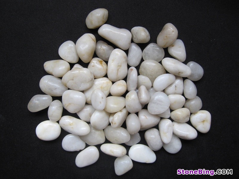 Polished White Pebbles