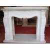 White Marble Fireplace BL-06