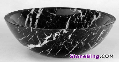 Black & White Marble Basin XSP-3