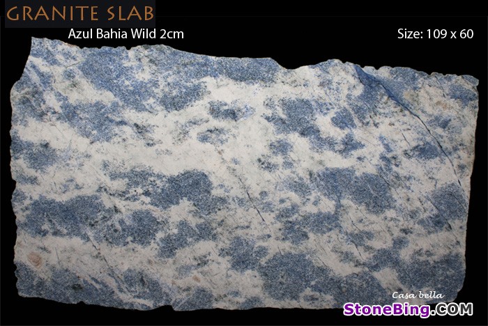 Azul Bahia Wild Granite Slab