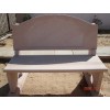 Stone Bench with Back 001