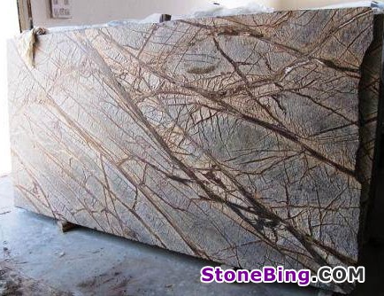 Forest Brown Antique Marble Slab