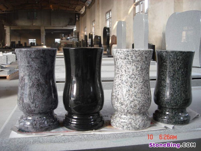 Granite Funeral Vases