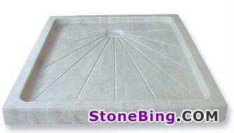 White Marble Shower Tray 2