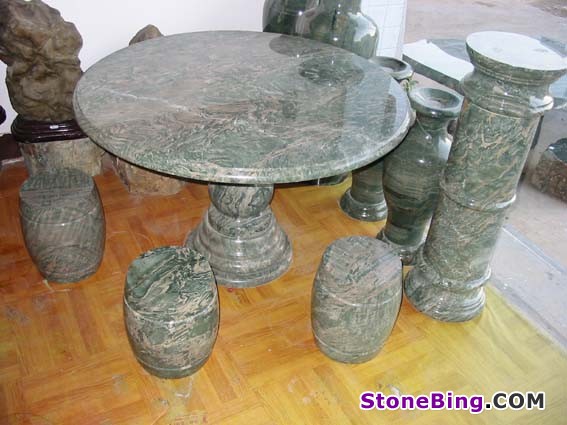 Stone Table and Chairs 2
