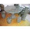 Stone Table and Chairs 2