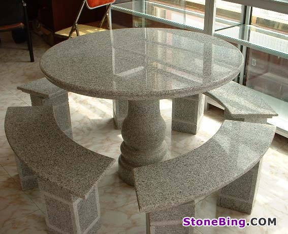 Stone Table and Chairs 3