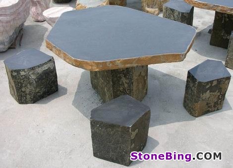 Stone Table and Chairs 17