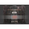 Black Jade Flower Fireplace 08