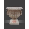 Crema Marfil Marble Flower Pot