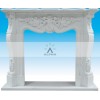White Marble Fireplace SF-006