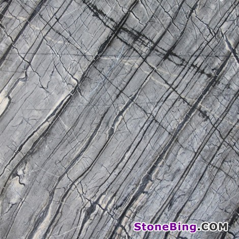 Black Tree Vein Cut Marble