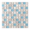 Travertine & Glass Mosaic Tile