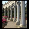 Grey White Granite Column-05