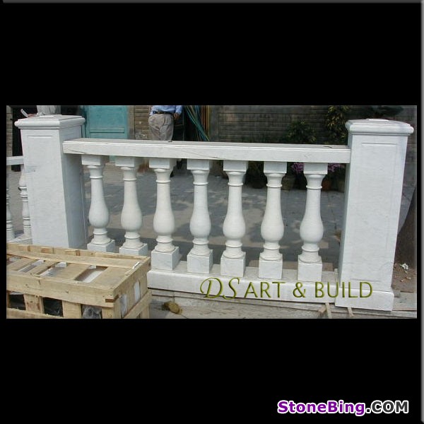 White Marble Balustrade-03