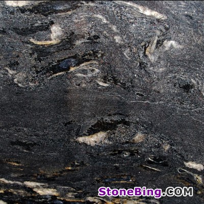 Cosmic Black Granite Tile