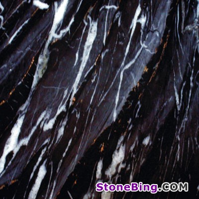 Black Gold Marble Tile