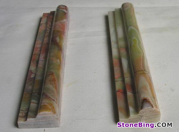 Multi Green Onyx Moulding