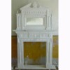 White Marble Fireplace FBT007