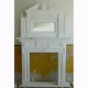 White Marble Fireplace FBT007