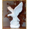 White Marble Eagle Statue
