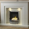 Sichuang White Marble Fireplace