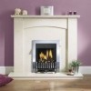 White Marble Fireplace-TA5-20