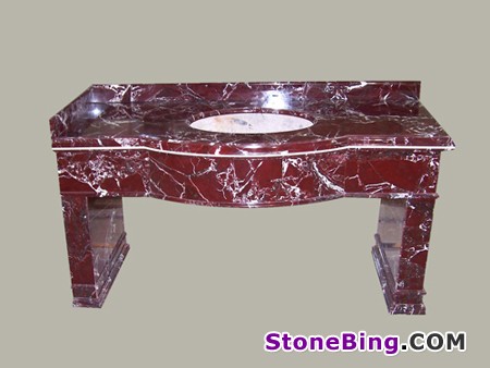 Red Marble Vanity Top TH-CVT-008