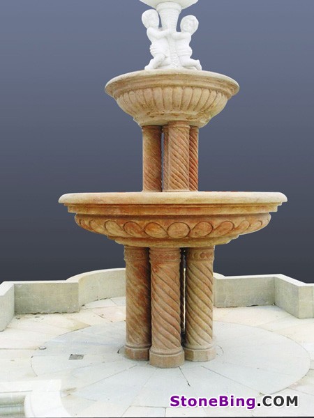 Yellow Marble Fountain TH-LF-004