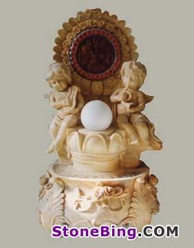 Yellow Marble Statue TH-LS-001