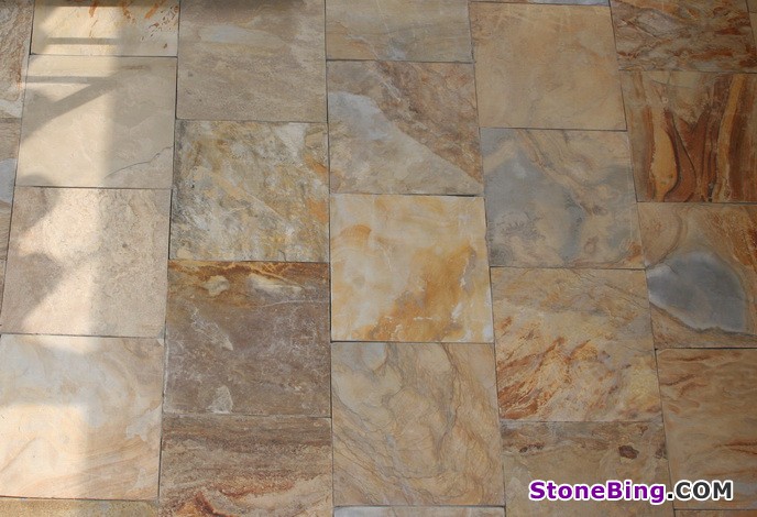Honey Tan Slate Tile