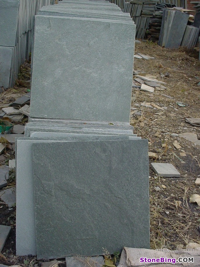River Green Slate Tile