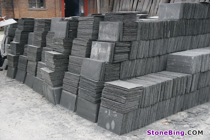 Onyx Black Slate Tile