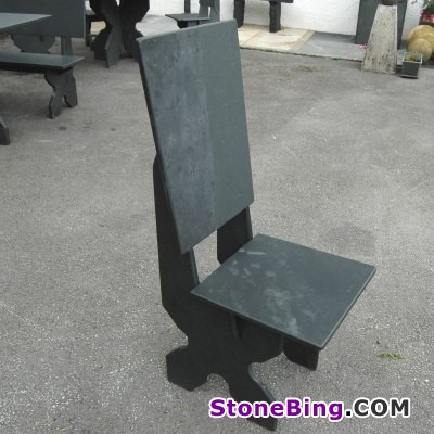 Black Slate Garden Chair