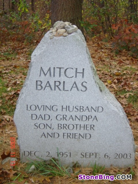 Grey Granite Single Memorial