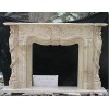 Light Beige Travertine Fireplace FP-02-SP-010