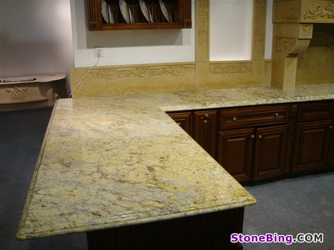 Golden Crystal Granite Countertop