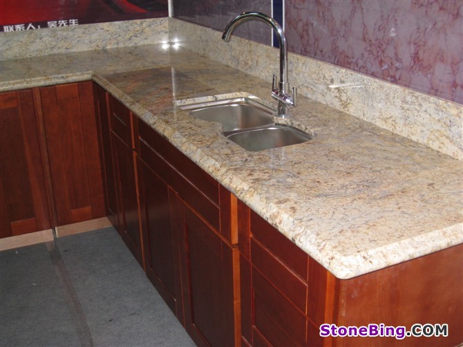 Golden Crystal Granite Countertop