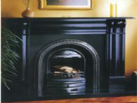 Black Marble Fireplace