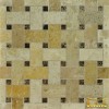 Laminated Travertine Mosaic MTT-011A