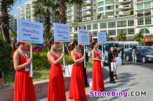 StoneBing at Xiamen Stone Fair 2013