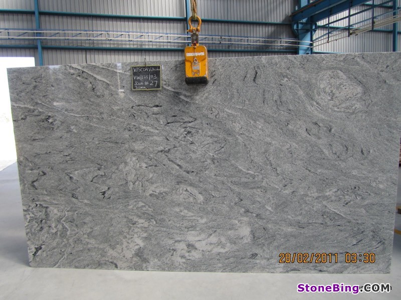 Viscount White Granite Slab