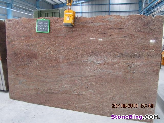 Rose Wood Granite Slab
