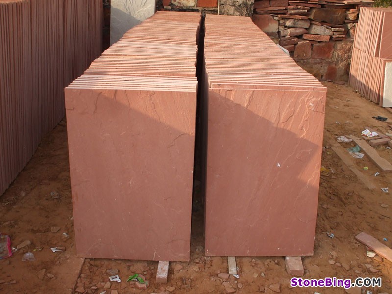 Dholpur Red Sandstone Tile