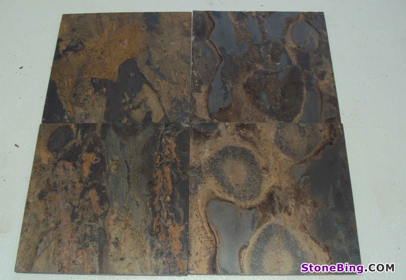 Vijaya Gold Slate Tile